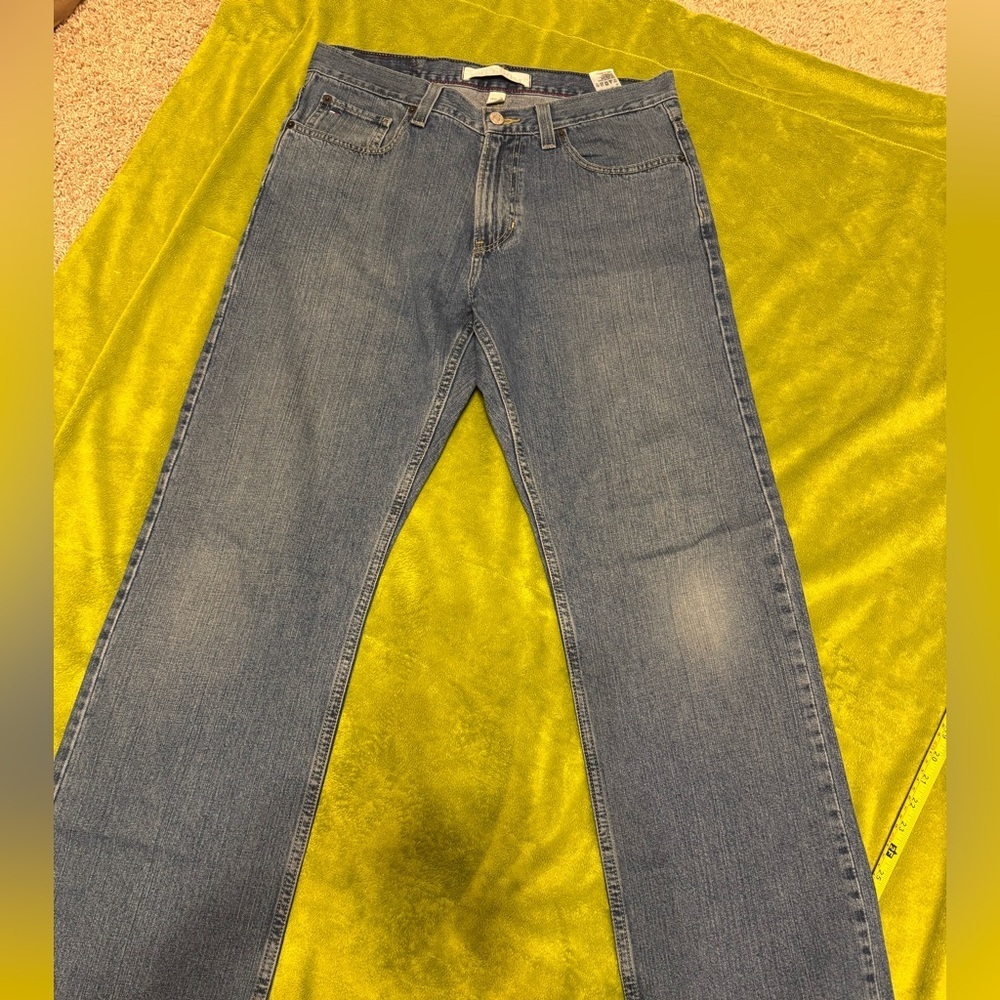 Men’s Y2K Tommy Hilfiger Classic Denim Jeans Sz 33 x 32 - Picture 9 of 10